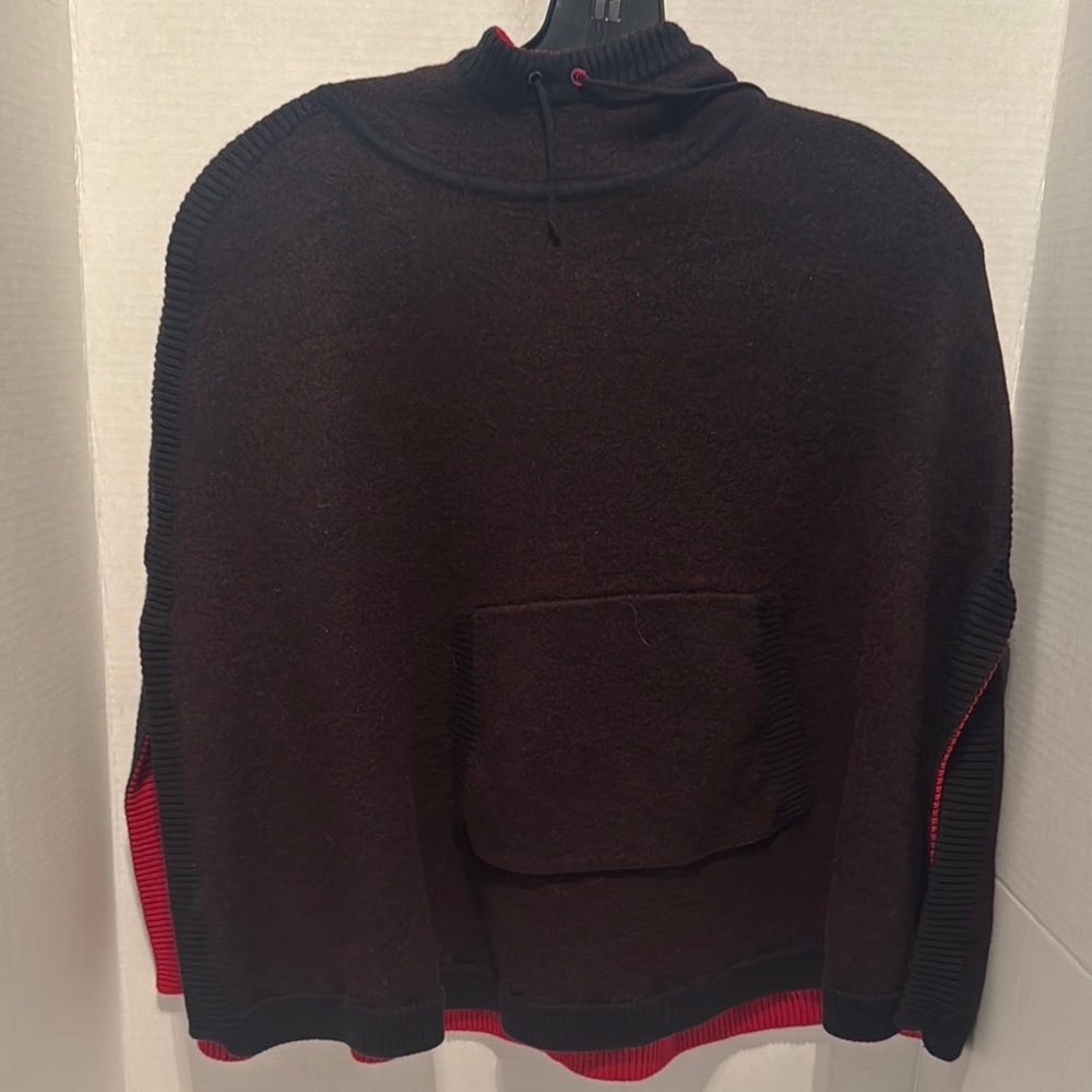 Women’s Black and Red Sweater